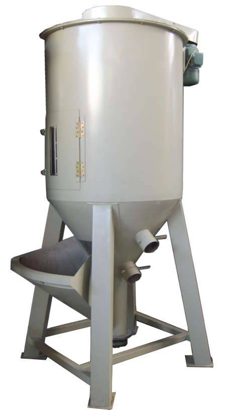 Plastic raw material mixers